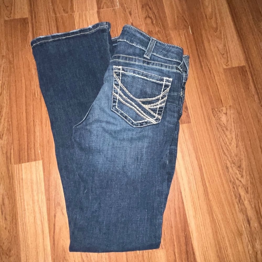 Ariat Arrow Fit Mid Rise Bootcut Jean Szie 29L Whipstitched
